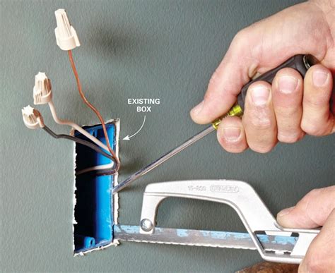 how to remove an electrical back box|removing electrical box from wall.